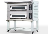 Big Glass Door Electric Oven For Baking Cakes , Two Deck Six Trays Commercial Oven For Baking