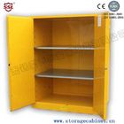 2 Door Vented Flammable Storage Cabinet Laboratory Locking Metal For Liquid Chemical