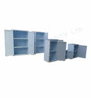 Dual Doors PP Plastics Corrosive Storage Cabinet For 45 Gallon
