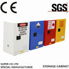 Blue Metal Corrosive Storage Cabinet / Hazardous Storage Cupboards 30 Gallon