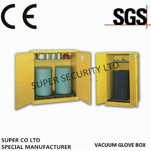 Single Door Hazardous Chemical Drum Flammable Storage Cabinet For Flammable Liquids Steel Stainless Steel