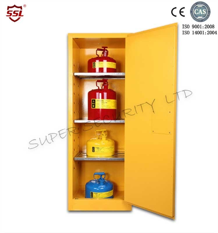Narrow Vertical Industrial Corrosive Chemical Storage With