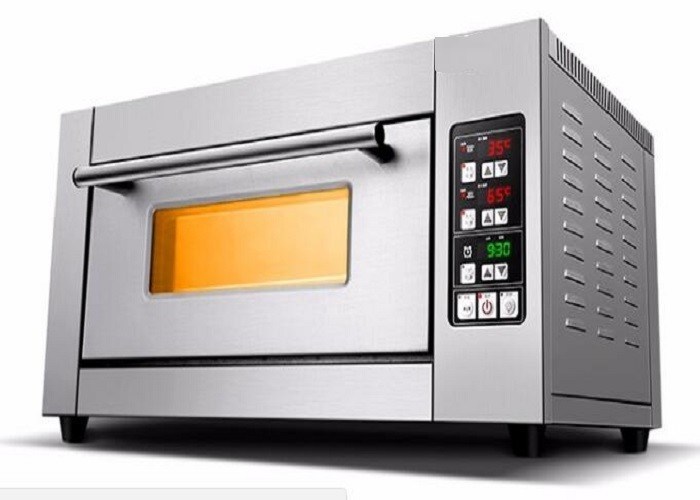 Gas One Deck Two Trays Electric Baking Oven , Electric Deck Oven Big