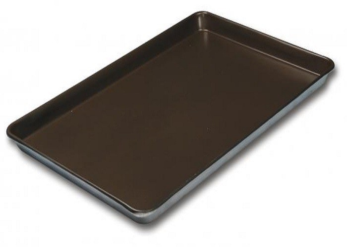 Flat Bread Baking Tray Stainless Steel Coated Non Stick Oven Tray