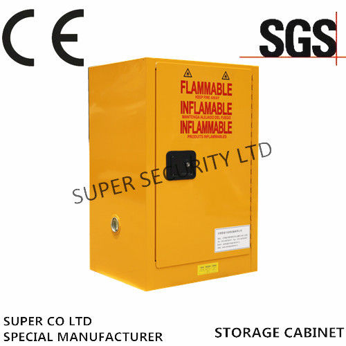 Self Locking Flammable Liquid Chemical Storage Cabinet 15 Gallon