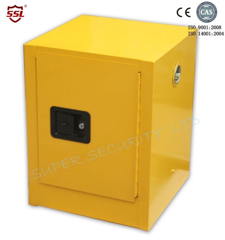 Welded Safety Cabinet Flammable Storage Cabinets 4 Gallon , Bench Top ISO