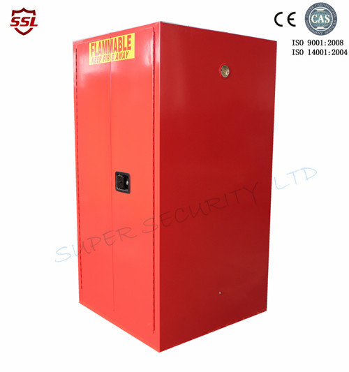 Red Paint Ink Chemical Storage Cabinet For Flammable Liquids