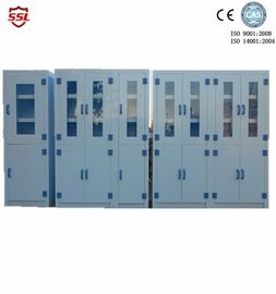 Custom Hospital Corrosive Medical Storage Cabinet PP Polypropylene , 6 Doors