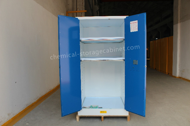 Stainless Steel Blue Chemical Safety Cabinets For Flammables And Combustibles Fire Proof 0