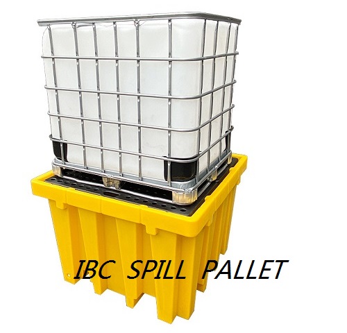 Polyethylene IBC Spill Containment Pallet Corrosives Liquid Distributed Load 1100kg 0