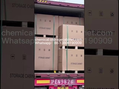 Outdoor chemical storage container