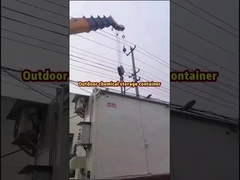 Outdoor chemical storage container