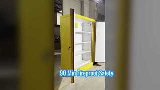 SUPER EN14470 90-Minute Fire-Resistant Chemical Storage Cabinet