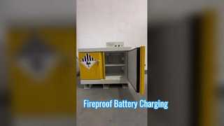 SUPER EN14470 90-Minute Fireproof Lithium-Ion Battery Charging Cabinet
