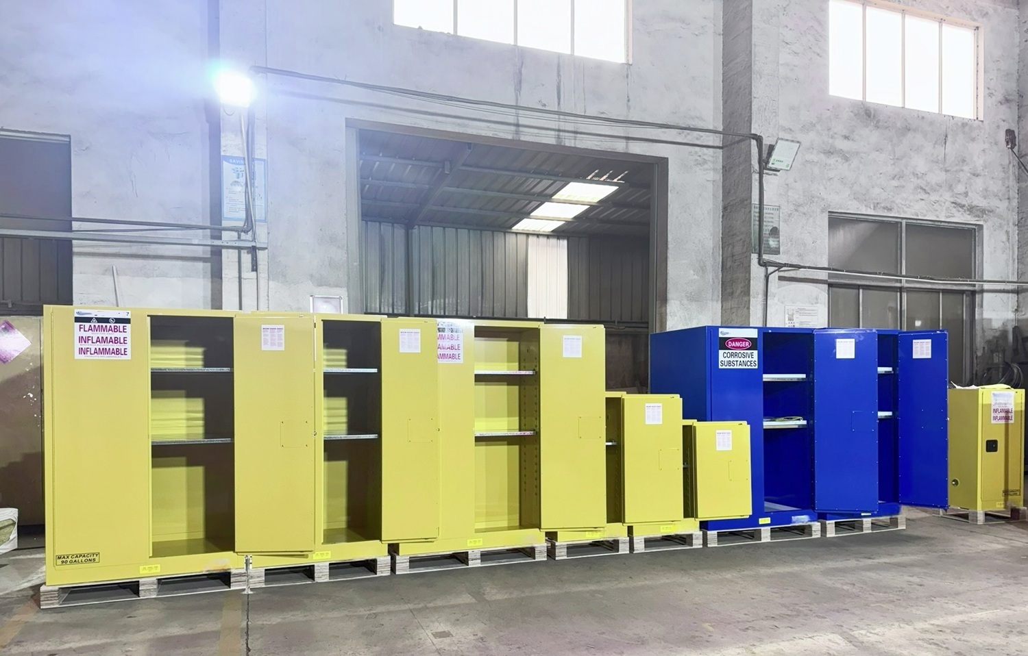 Latest company blogs about Bulk Production of Industrial Chemical Storage Cabinets Completed with Container Shipment Ready