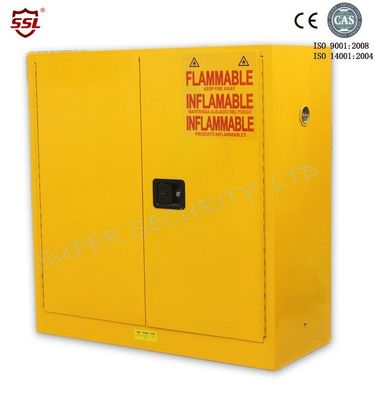 Buy 1.2mm Cold Rolled Steel Hazardous Chemical Storage Cabinet / Industrial Steel Cabinets 30 Gallon online manufacture