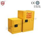 2 Doors Small Flammable Liquid Chemical Storage Cabinet For Petrol Double Wall 1 Shelf Adjustable