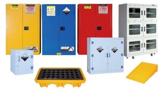 Buy Recessed Handle Chemical Storage Steel Cabinet Fireproof ABCFor Industrial Use online manufacture