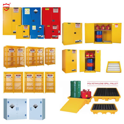 Buy Hazardous Material Chemical Storage Cabinets 6 Shelves 2 Door online manufacture