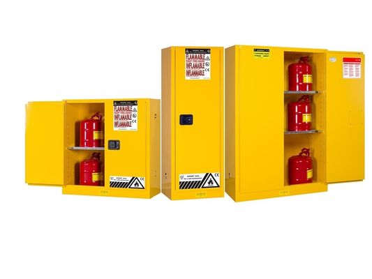 Buy 100 Lbs Chemical Steel Industrial Storage Cabinets Flammable In Gray Color online manufacture