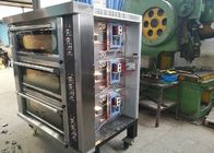 Gas Three Deck Three Trays Commercial Bakery Oven Digital Display Deck Oven for Bread