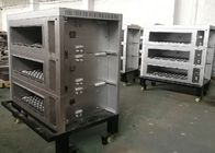 Stainless Steel Baking Oven 3 Deck 9 Trays Electric / Gas Deck Oven
