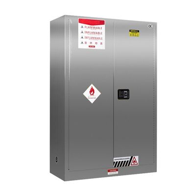 Buy Stainless  Chemical Steel Storage Cabinet With Recessed Handle For Safety online manufacture