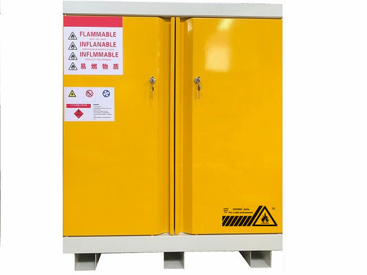 Buy Acid Dangerous Store In Lab Chemical Storage Cabinet Yellow 766 Litre For Liquid online manufacture