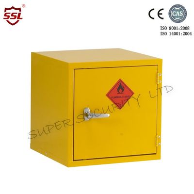 Buy Mini Stainless Steel Hazardous Storage Cabinet Single Door with 1 Shelf Bench Top Cabinet online manufacture