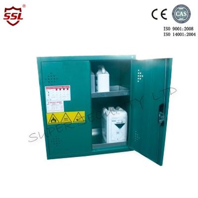 Buy Short Steel Hazardous Storage Cabinet With 5 Shelves  Green 20 Litres online manufacture