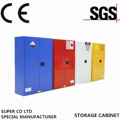 Buy Reinforced Blue Corrosive Storage Cabinet 60-Gallon For Hydrochloric Acid online manufacture