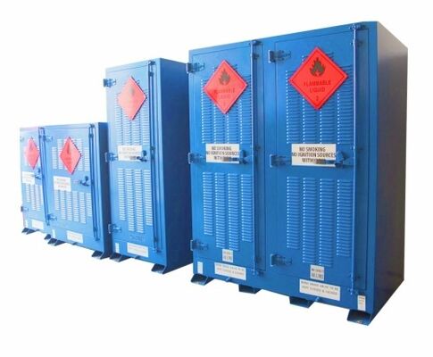 Buy Australian AS1940 Outdoor Dangerous Storage Cabinet  and Multiple Shelves for Hazardous Materials online manufacture