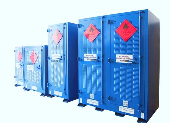 Buy Australian AS1940 Outdoor Dangerous Storage Cabinet  and Multiple Shelves for Hazardous Materials online manufacture
