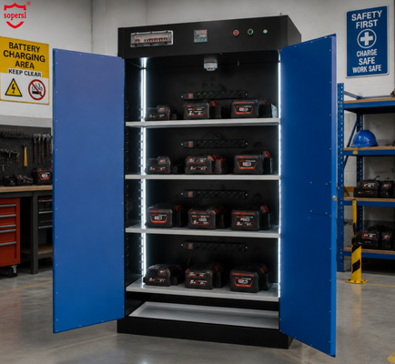 Buy Lithium Battery Charging Cabinet for Safer Industrial Battery Management online manufacture