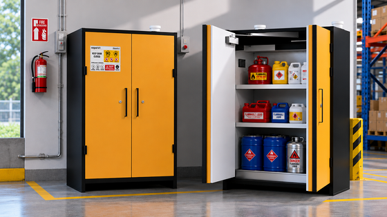 Buy EN 14470-1 Type 90 Fire Safety Cabinet | Flammable Liquid Storage Cabinet | Industrial Hazardous Storage Solution online manufacture