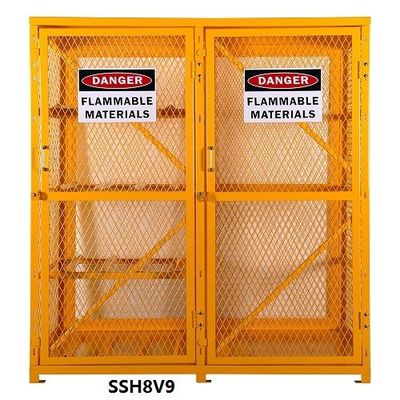 Buy Gas Cylinder Storage Cabinets powder coated for USA , Europe safety storage, safety storage cabinets online manufacture