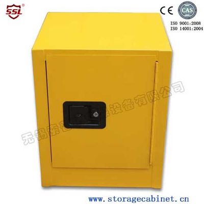 Buy Stainless Steel Iron Coated Flammable Yellow Powder Chemical Storage Cabinets For Laboratory  /  Bench Top online manufacture