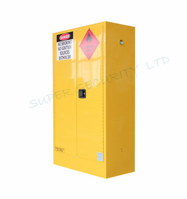 Buy Powder Coat Yellow Flammable Storage Cabinet Double Wall With Two 2'' Vents online manufacture