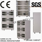 CE SGS Customized Dehumidifier Electronic Dry Cabinet , RH Range 1 - 10% For audiovisual, precise instruments, food