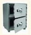 Triple-folded door Fireproof Safe box with Scratch-resist Powder Coating on EGI Steel Plate / Plastic tray