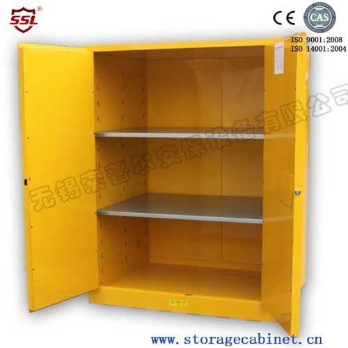 2 Door Vented Flammable Storage Laboratory Locking Metal For