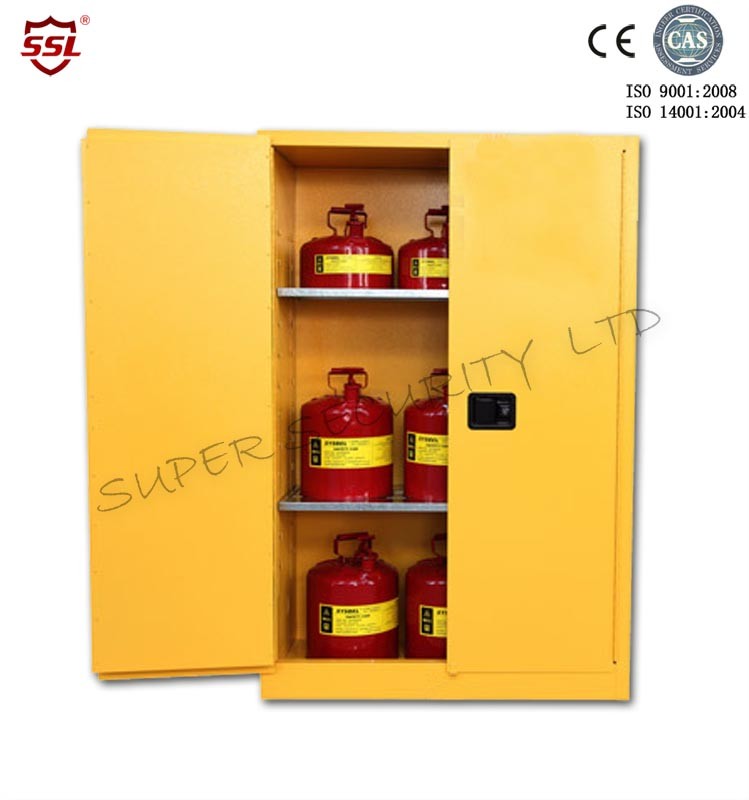 Corrosive Flammable Liquid Chemical Storage Cabinet / Commercial Storage Cabinets