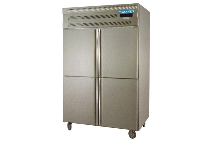 Bakery Refrigerator Stainless Steel Upright Commercial Refrigerator with 4 Doors