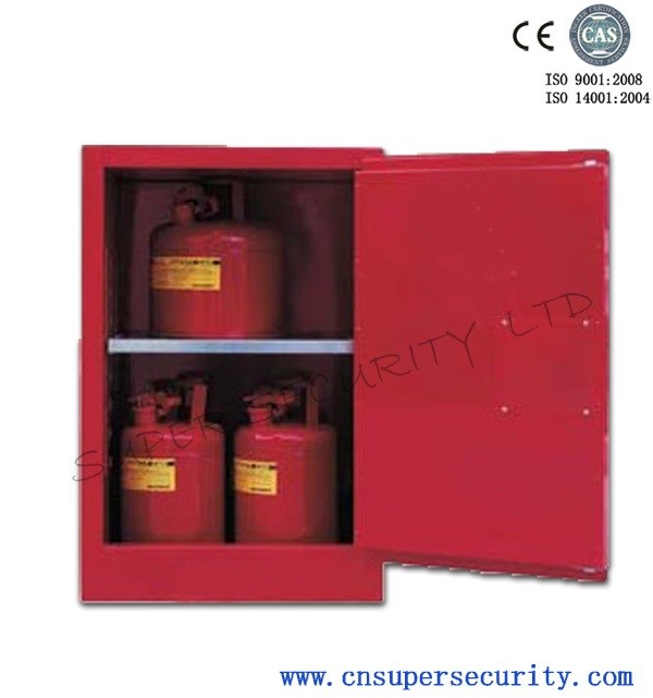 Chemistry Combustible Liquid Storage With Single Manual Door , Petrol Storage