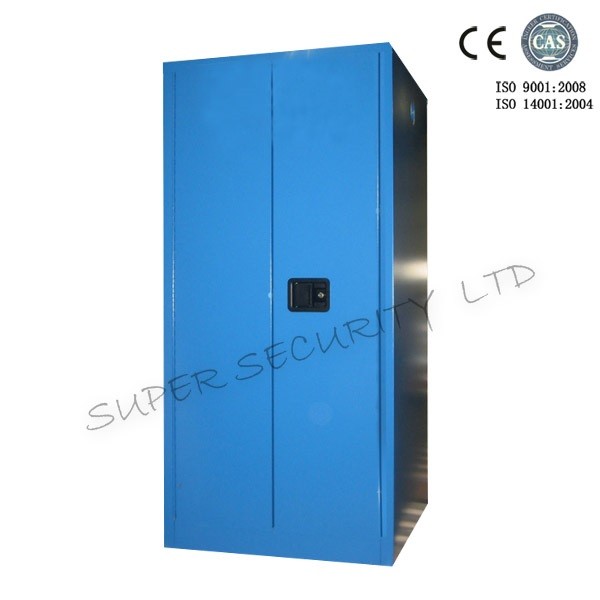 Blue Corrosive Resistance Indoor Storage Cabinets For Hydrochloric Acid 60-Gallon