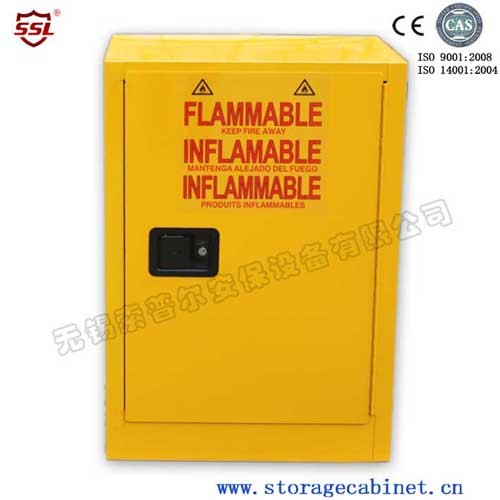 SSM100012P Metal Portable Chemical Storage Cabinet With Single Door Flammable Safety Cabinet
