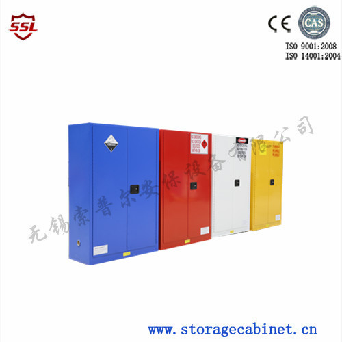 Red Paint Ink Chemical Storage Cabinet For Flammable Liquids 60 Gallon Free of charge