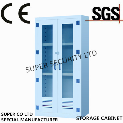 Hospital / Lab Polypropylene acid chemical Storage Cabinet 250litre capacity