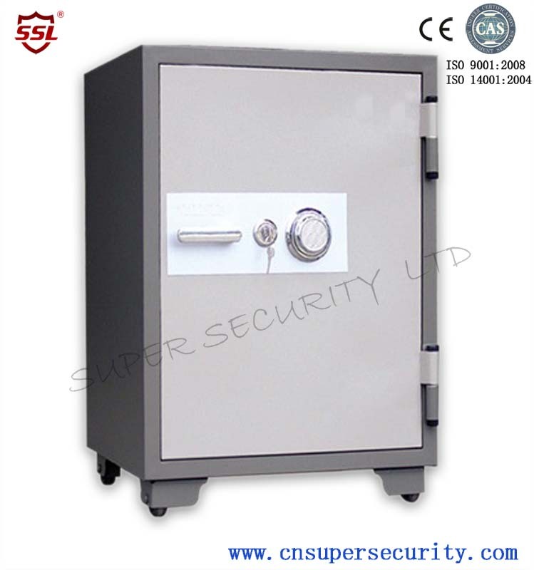 Powder Coating 65L security Fire Resistant Safe box with 28 / 25mm 2 Dead Bolts for stock / shares markets