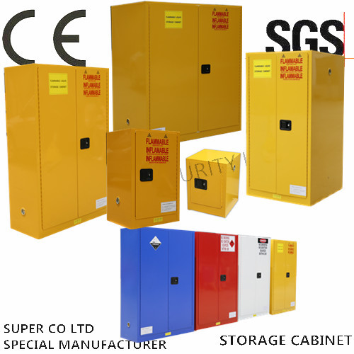 Vertical Drum Hazardous Flammable Storage Fully Welded , 60 Gallon